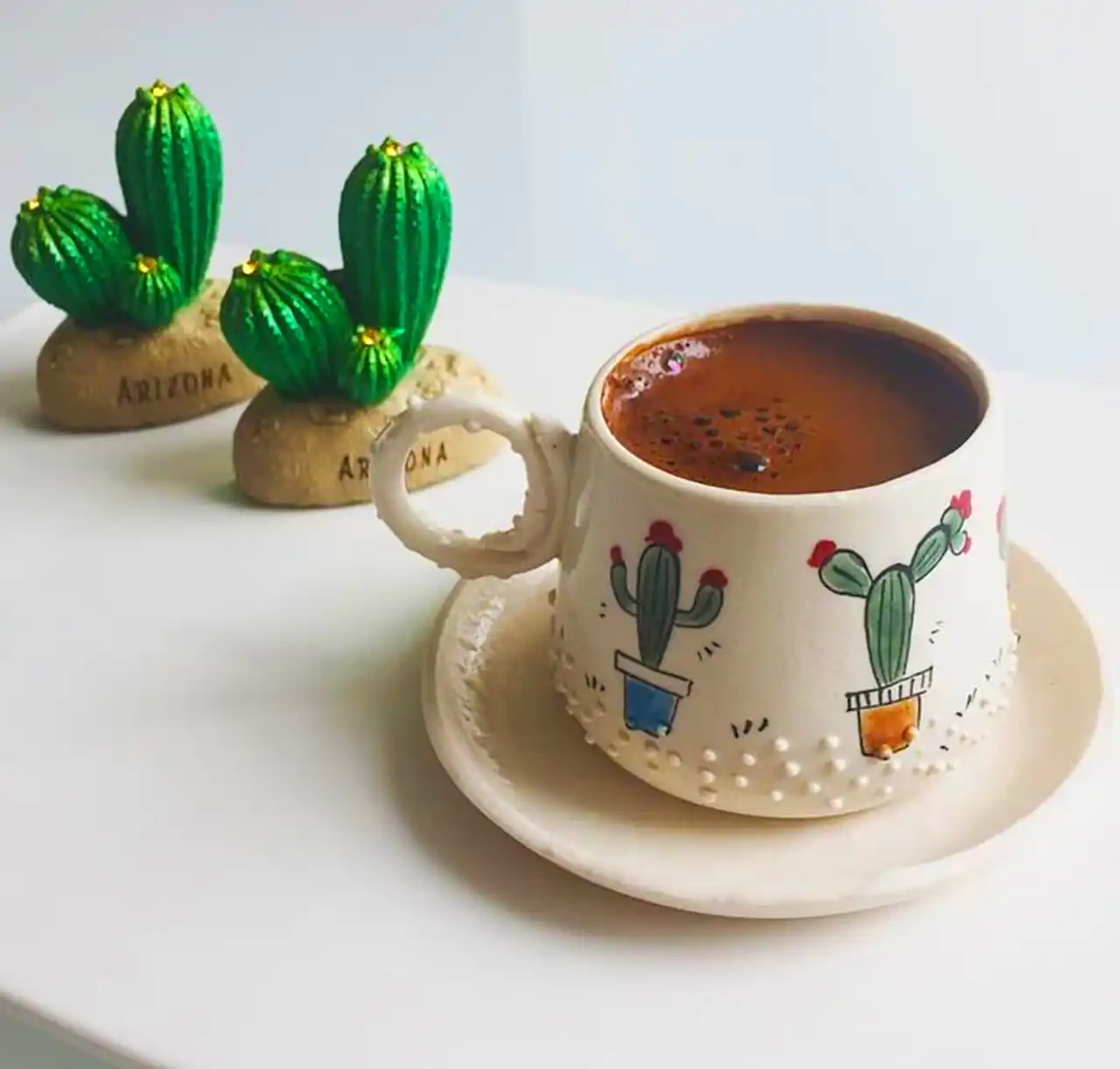 ماگ و زیرماگی سرامیکی