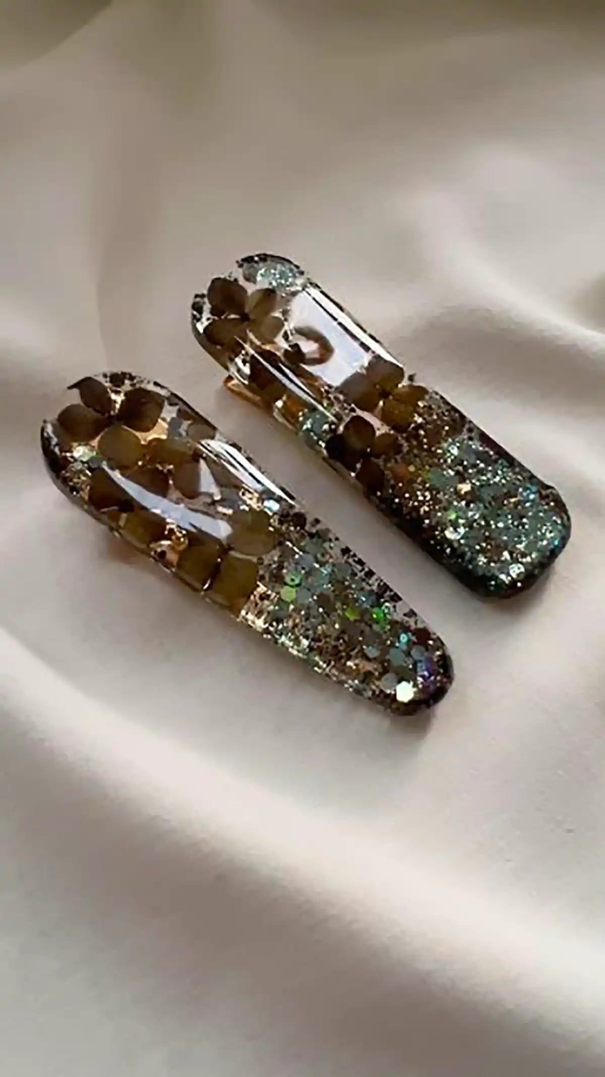 گیره مو رزینی شیک
