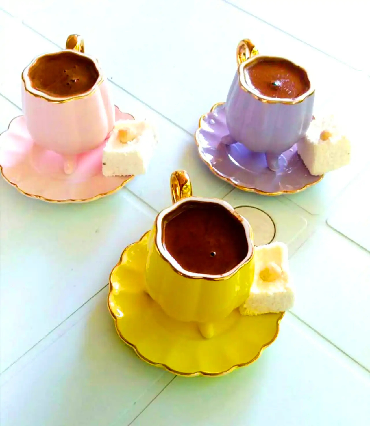 ماگ و زیرماگی سرامیکی