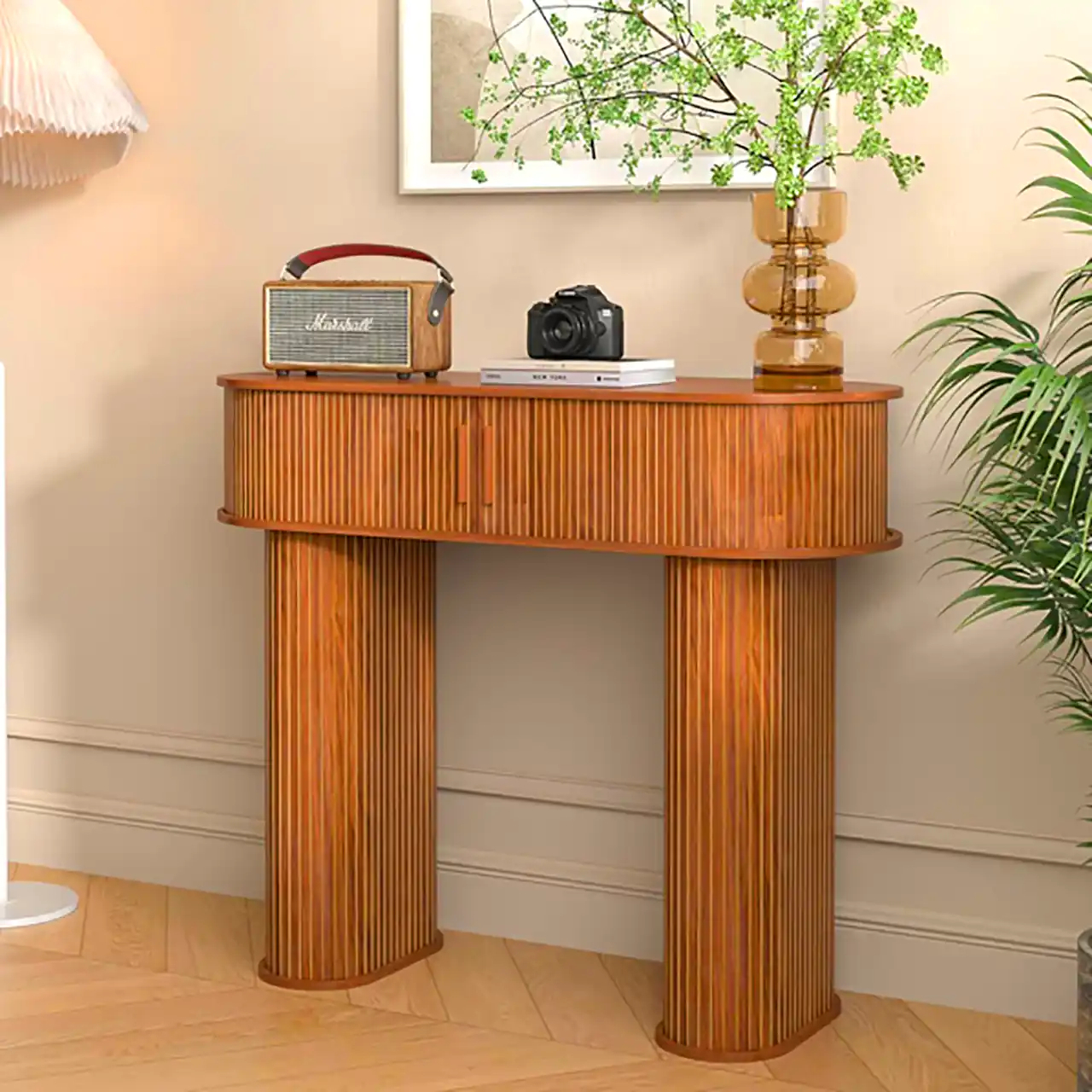 کنسول چوبی مدرن