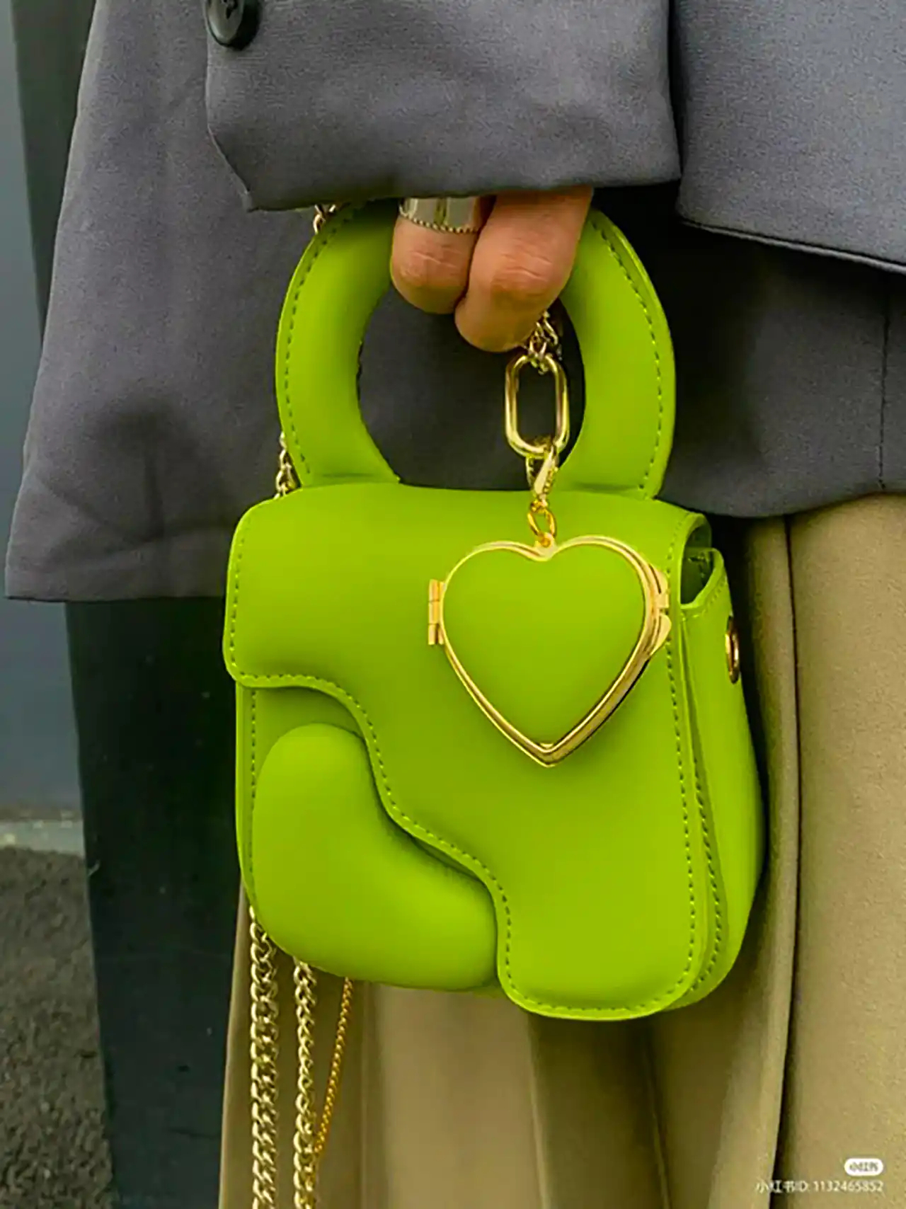 کیف سبز نئونی 