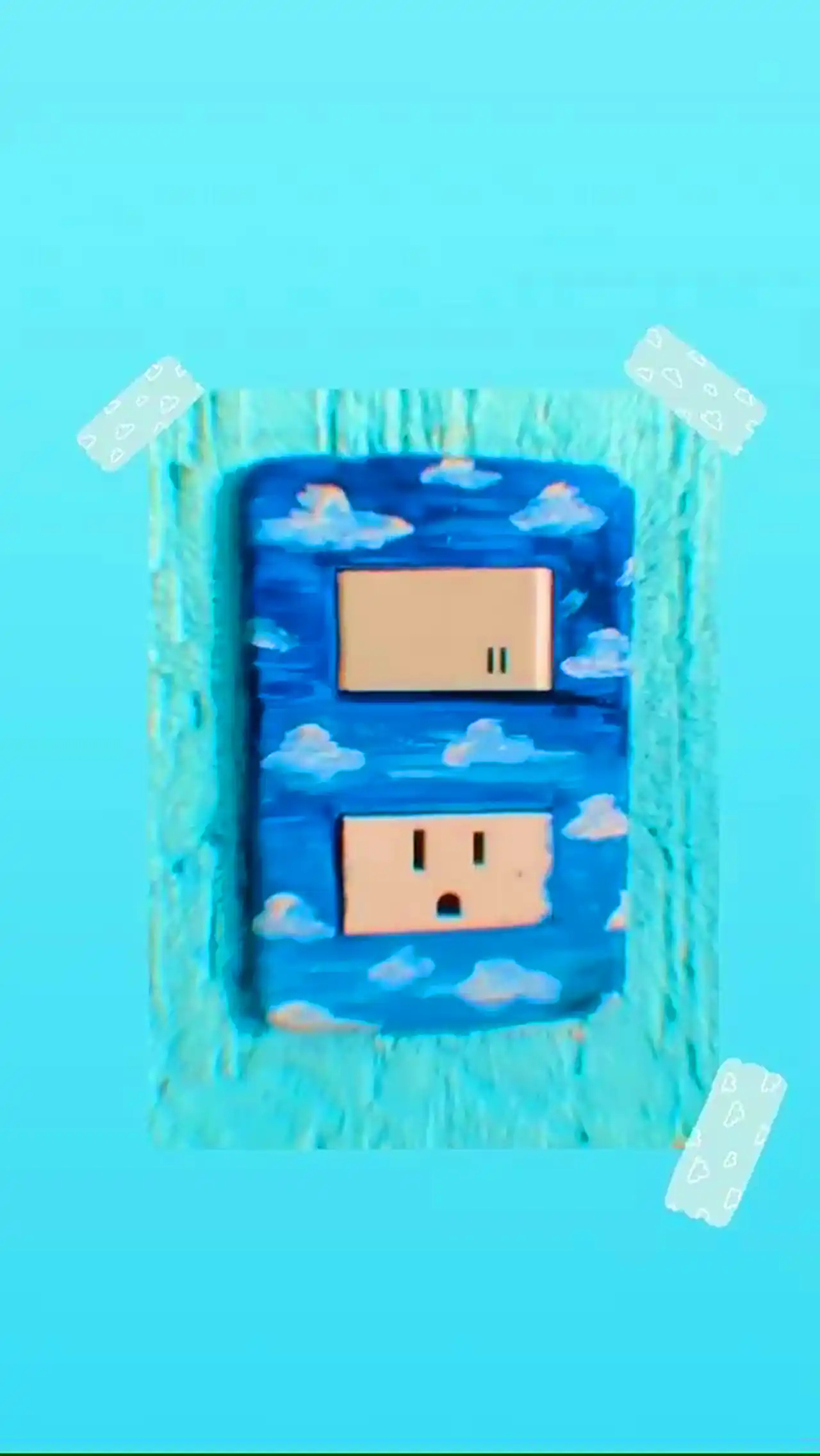 نقاشی روی کلید و پریز