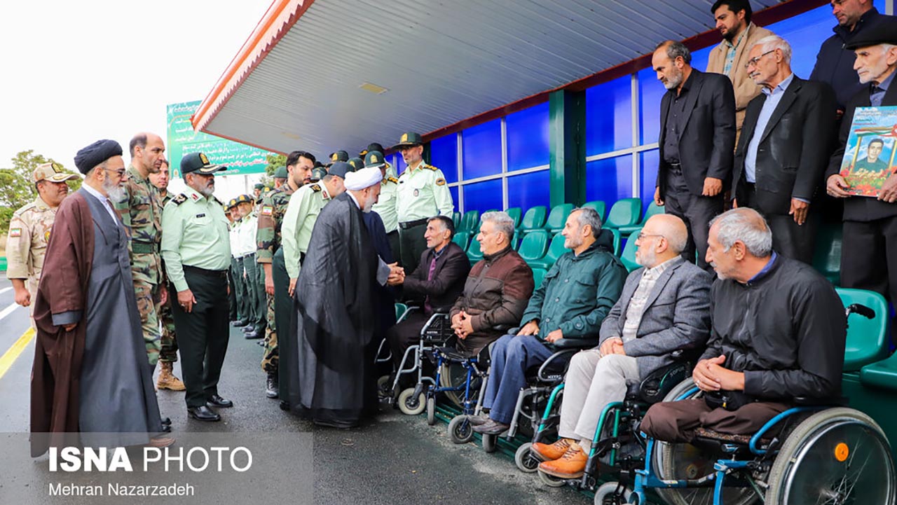 رئیس قوه قضاییه در مراسم صبحگاه مشترک نیروهای مسلح استان آذربایجان شرقی