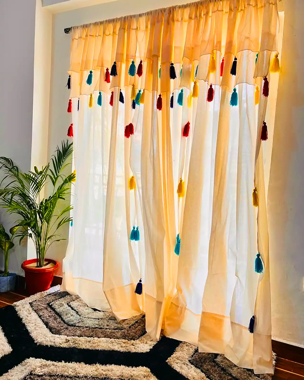 مدل پرده منگوله ای فانتزی 
