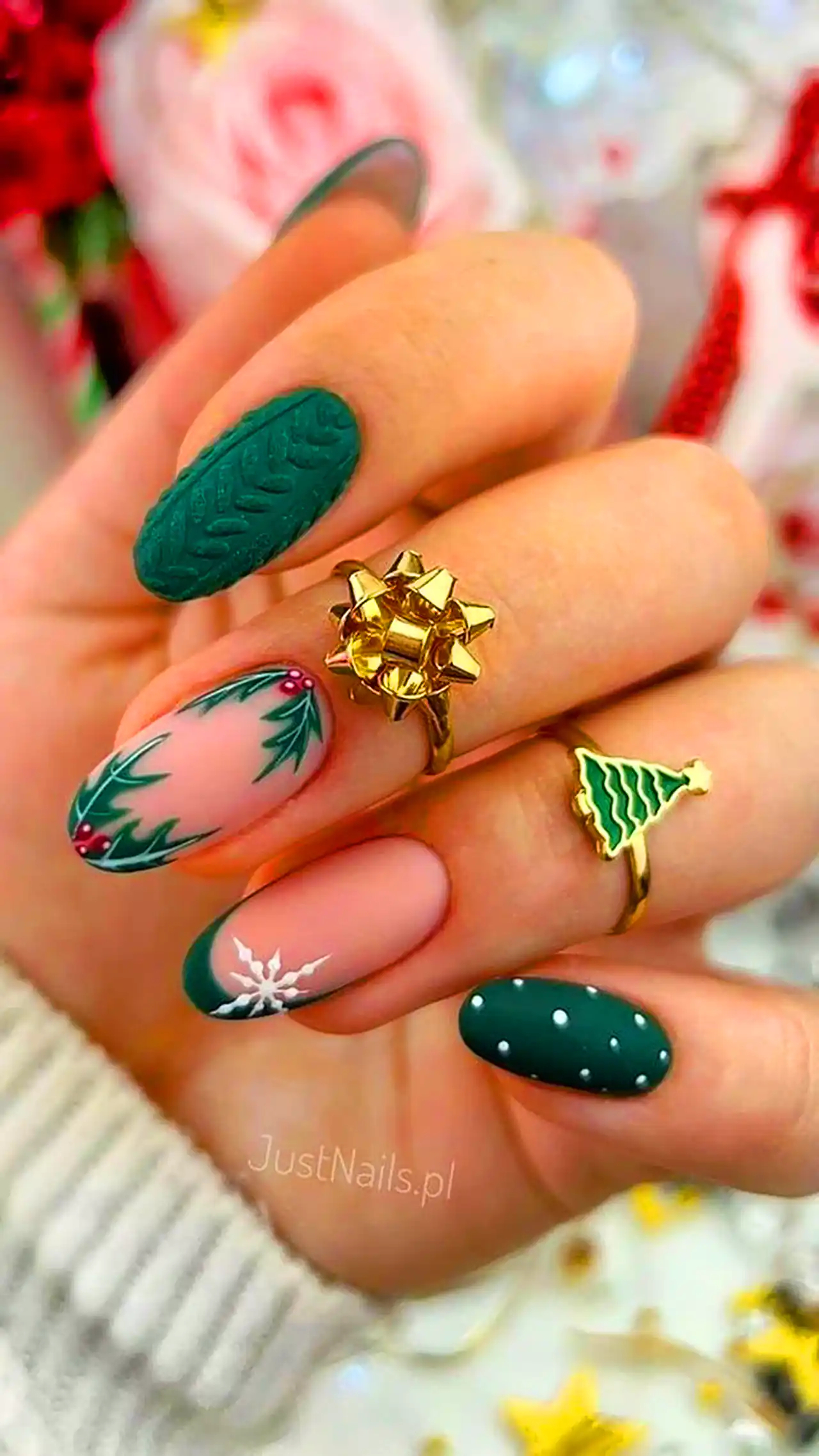 مدل ناخن با طرح زمستونی