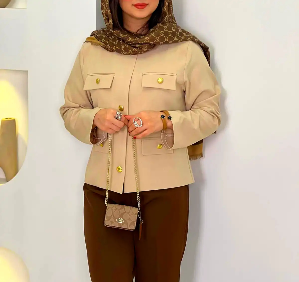 کت زنانه با رنگ های شاد
