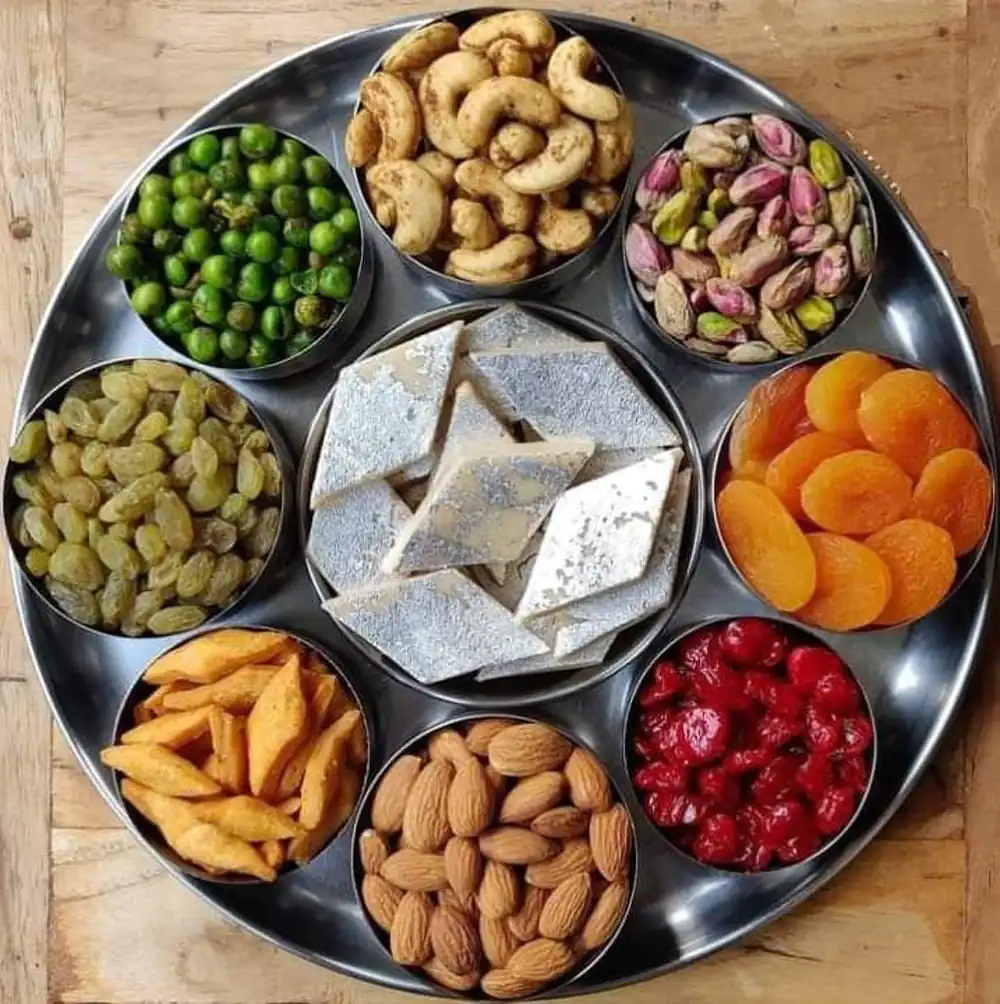 تزیین آجیل و میوه عروس