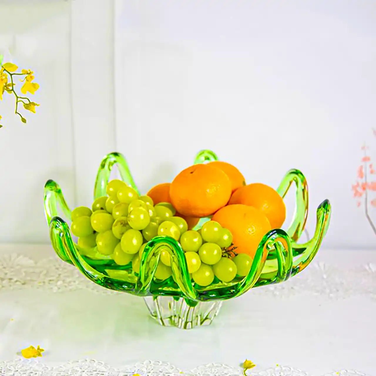 ظروف شیشه ای میوه خوری 