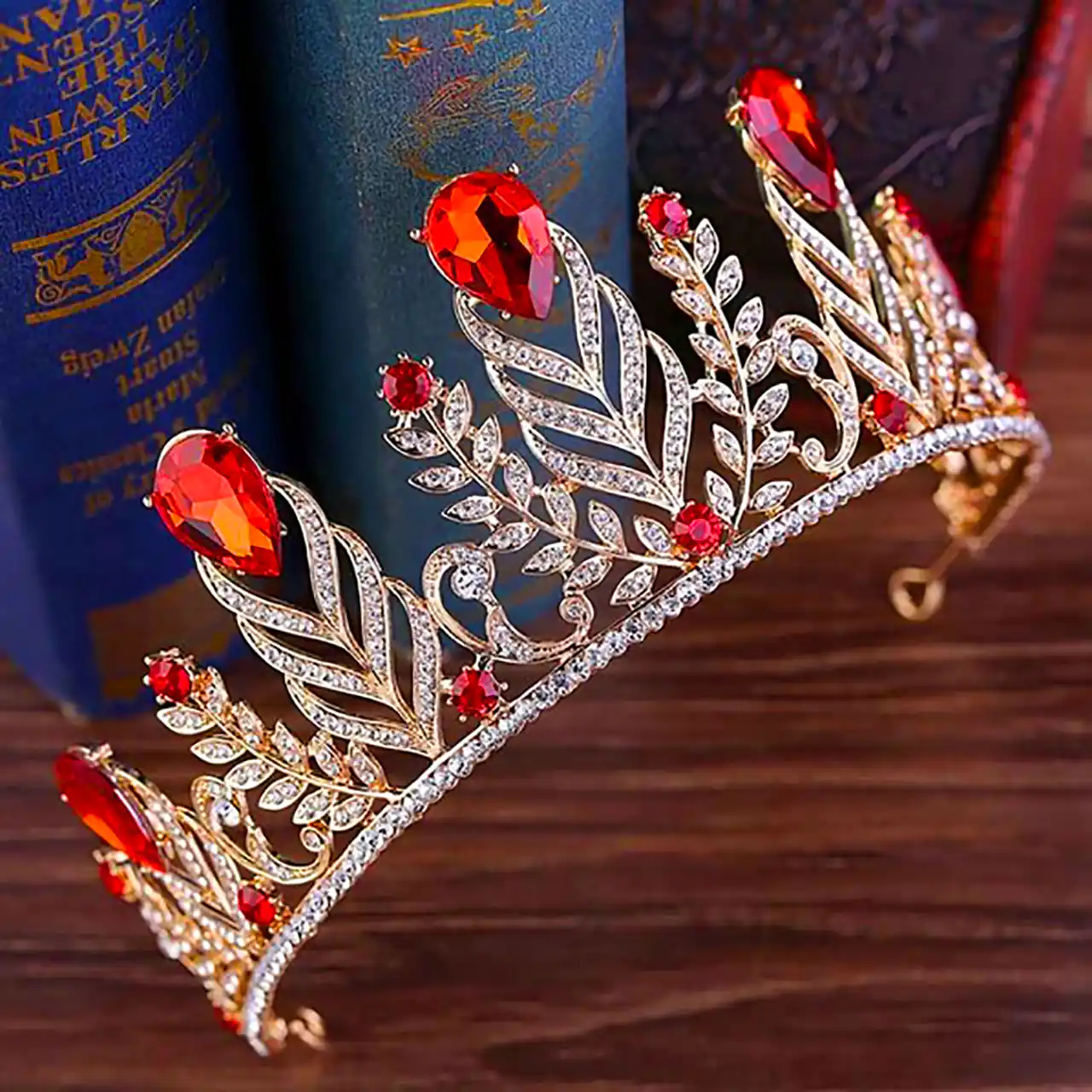 تاج سلطنتی عروس قرمز 