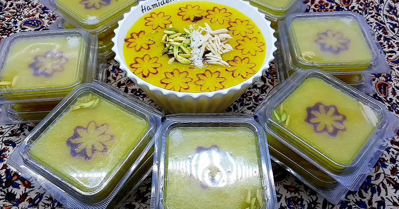 تزیین شله زرد برای ایام فاطمیه + بهترین ایده ها برای تزیین شله زرد برای ایام فاطمیه