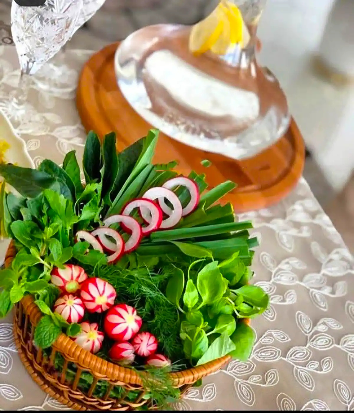 تزیین سبزی خوردن