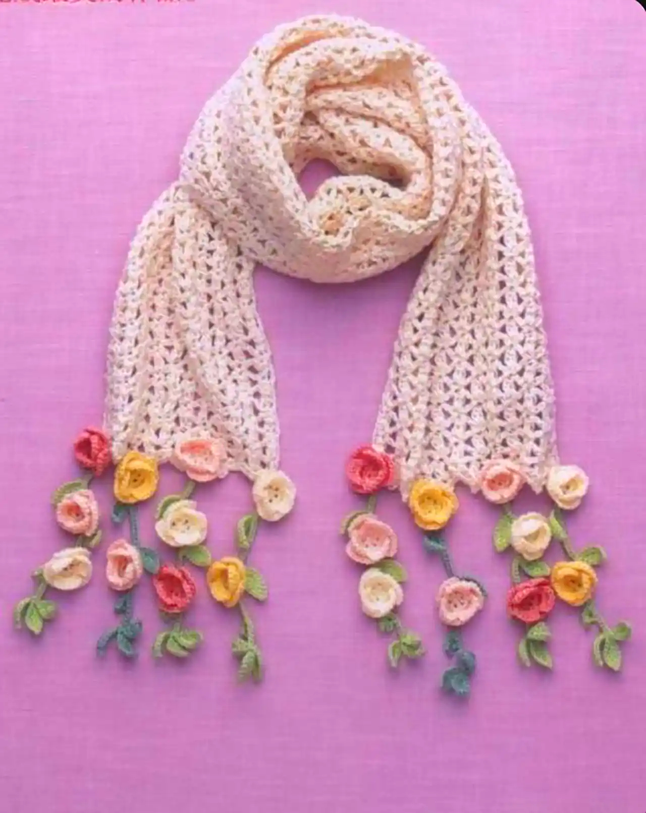 شال دستبافت فانتزی