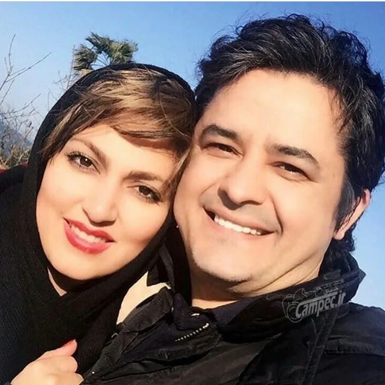 افشین زی نوری و همسرش الهام یاراحمد