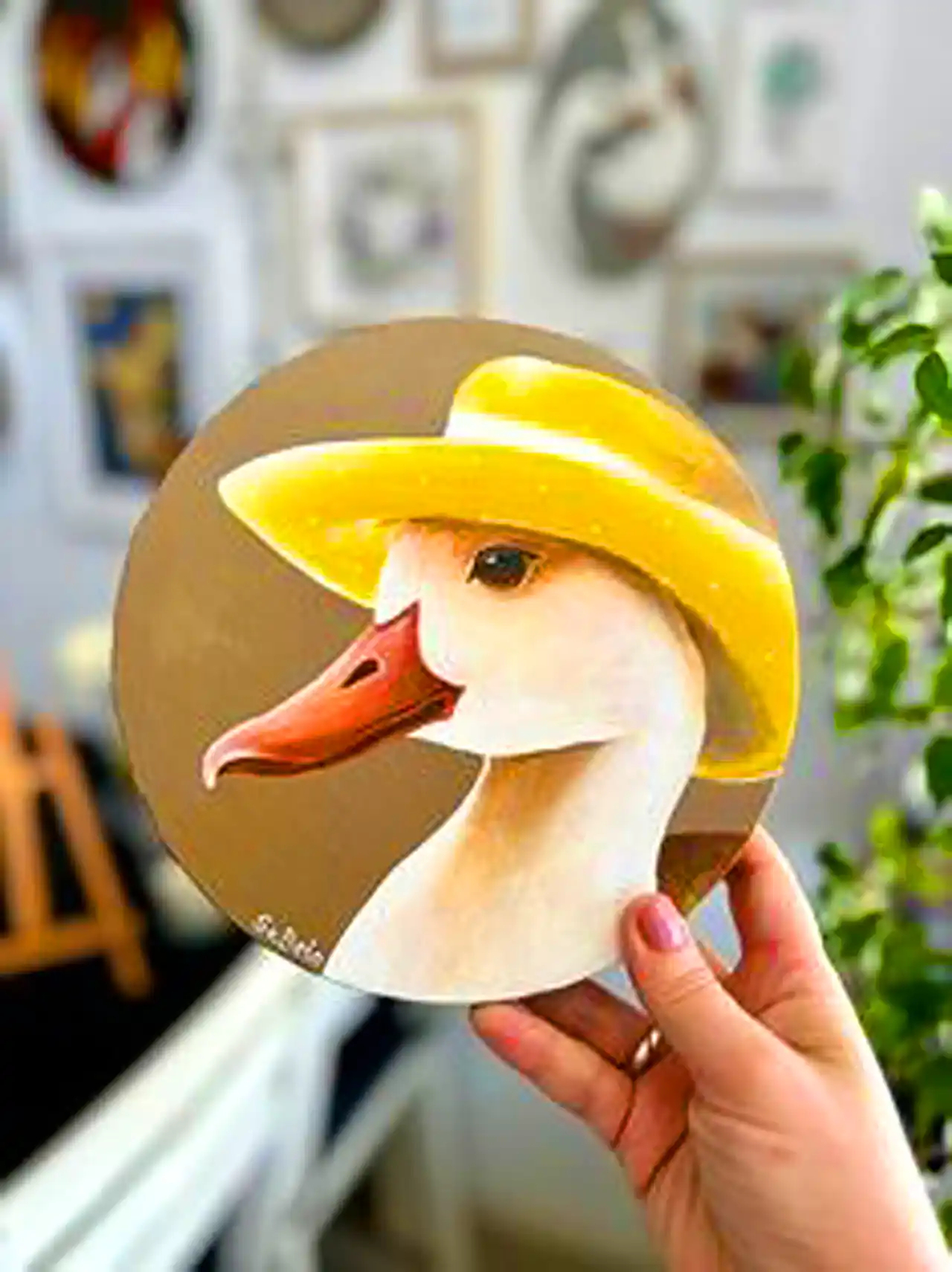 دیوارکوب سفالی اردک های دوست داشتنی