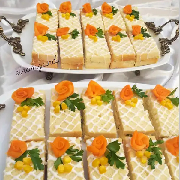 تزیین کیک مرغ تک نفره