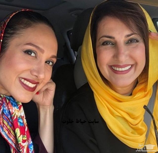 فاطمه گودرزی و دخترش