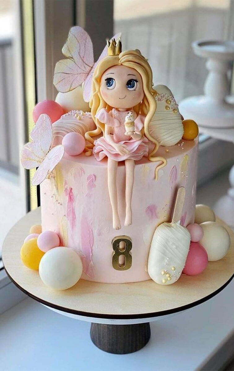کیک فانتزی دخترانه
