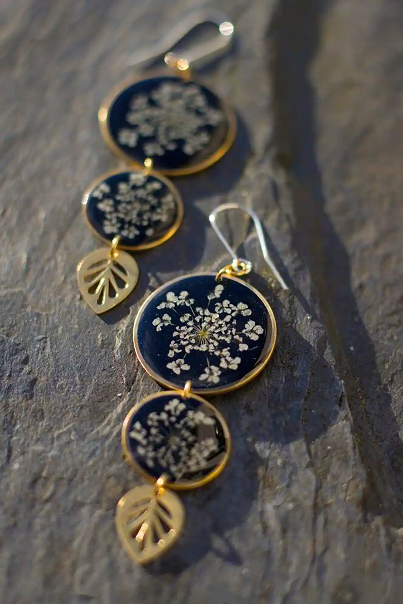 گوشواره رزین دست ساز