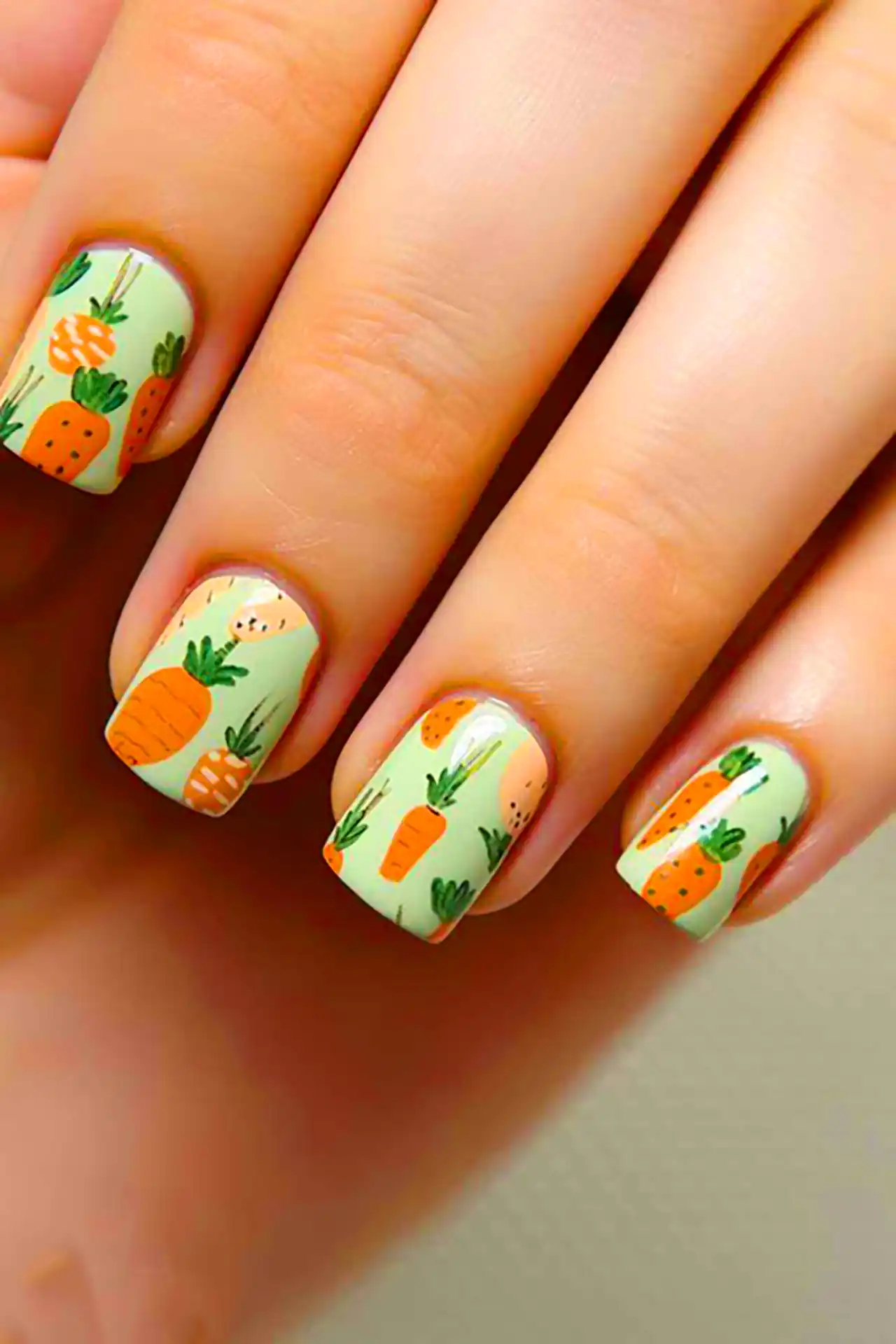 دیزاین ناخن خرگوشی بانمک