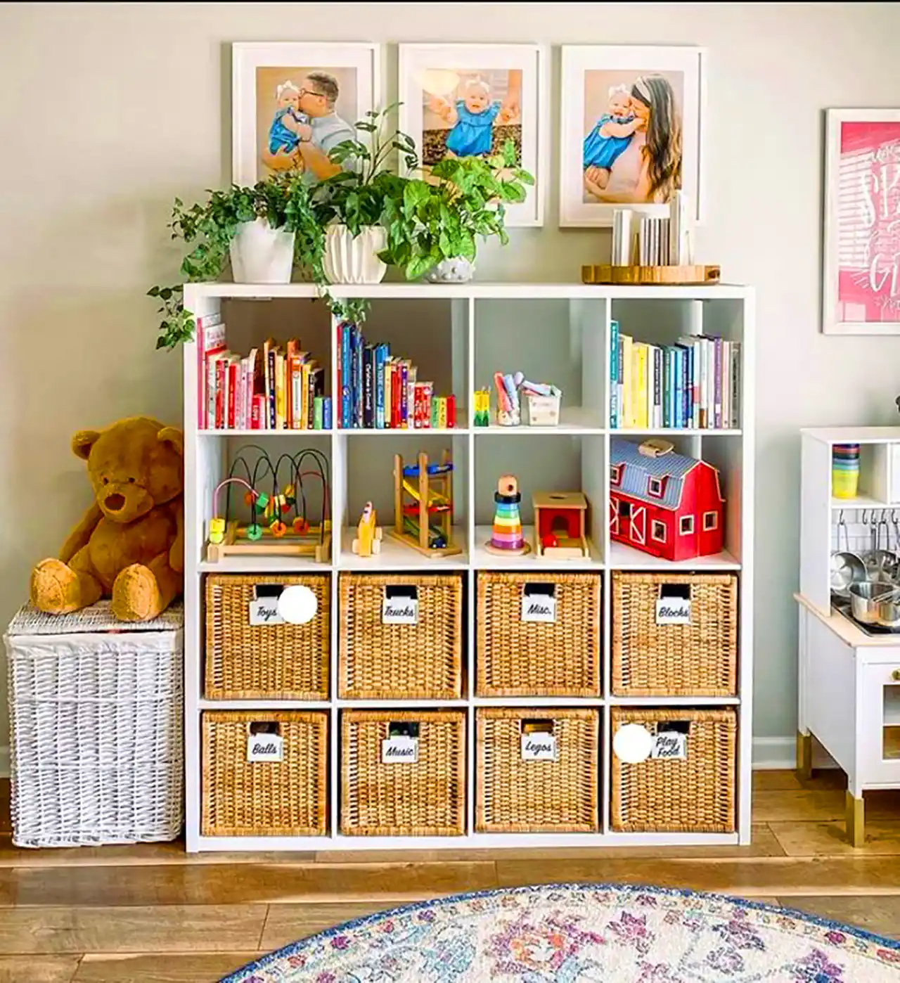 قفسه مینیمال اتاق کودک