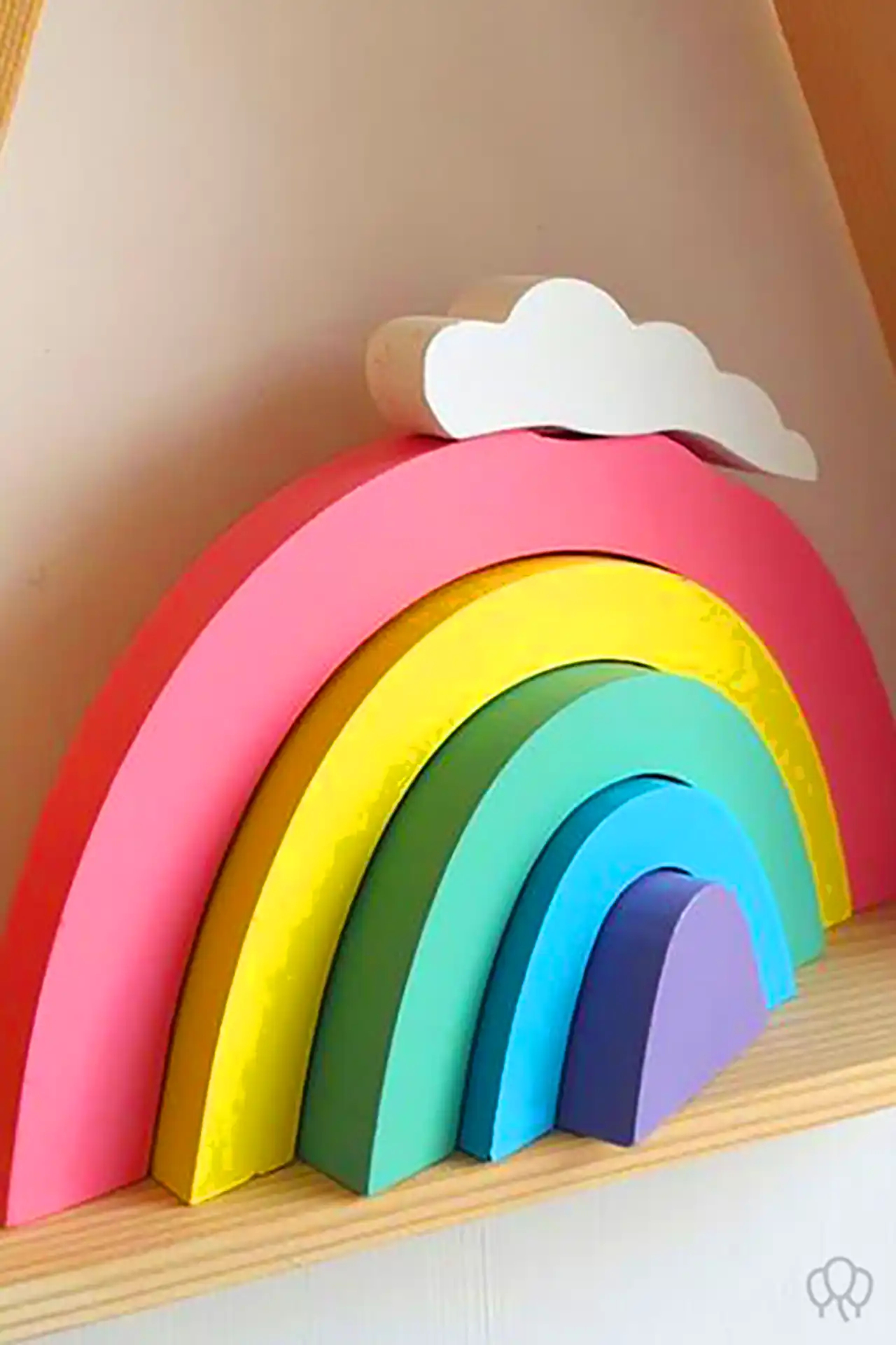 دکور رنگین کمانی اتاق کودک