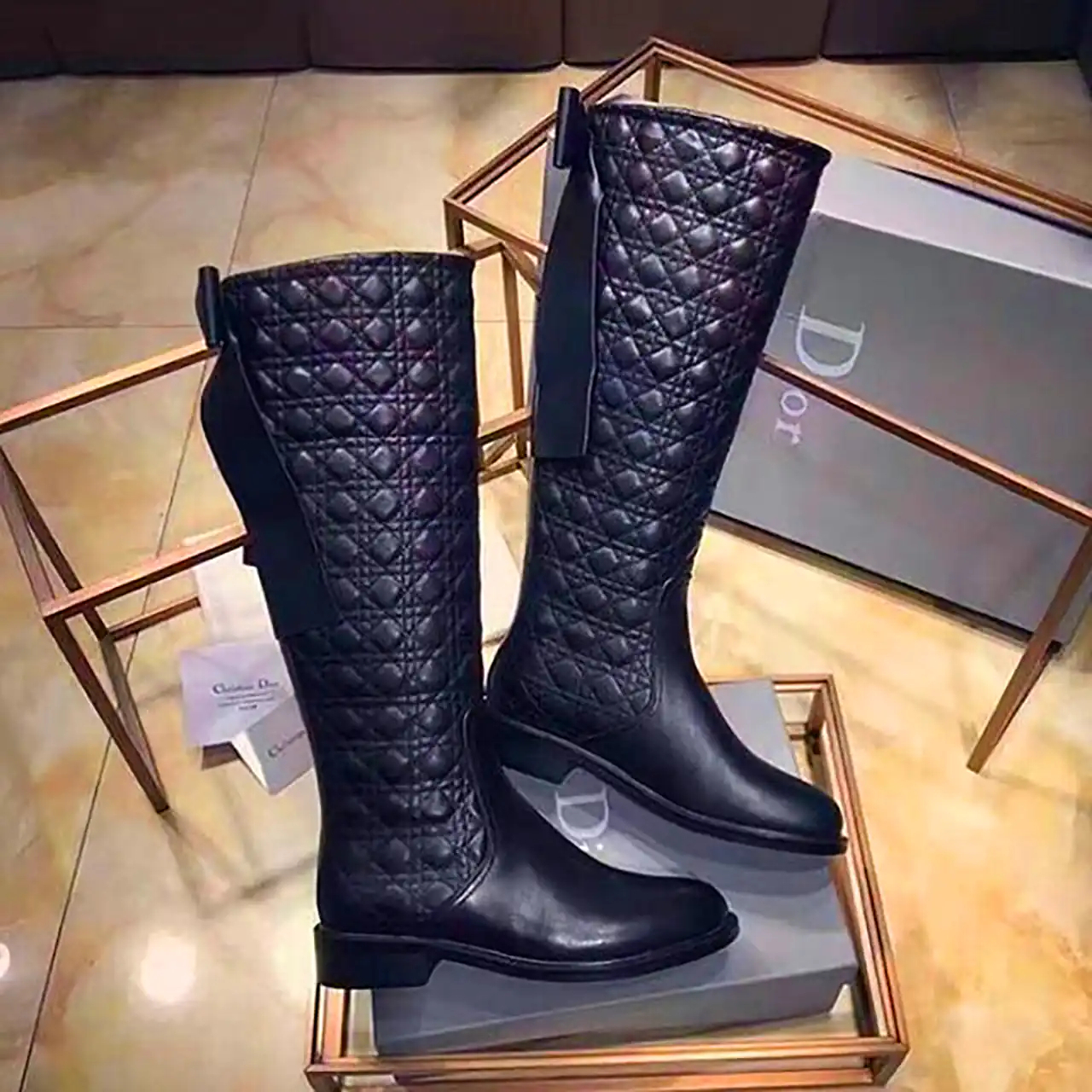 بوت چرم بلند زنانه