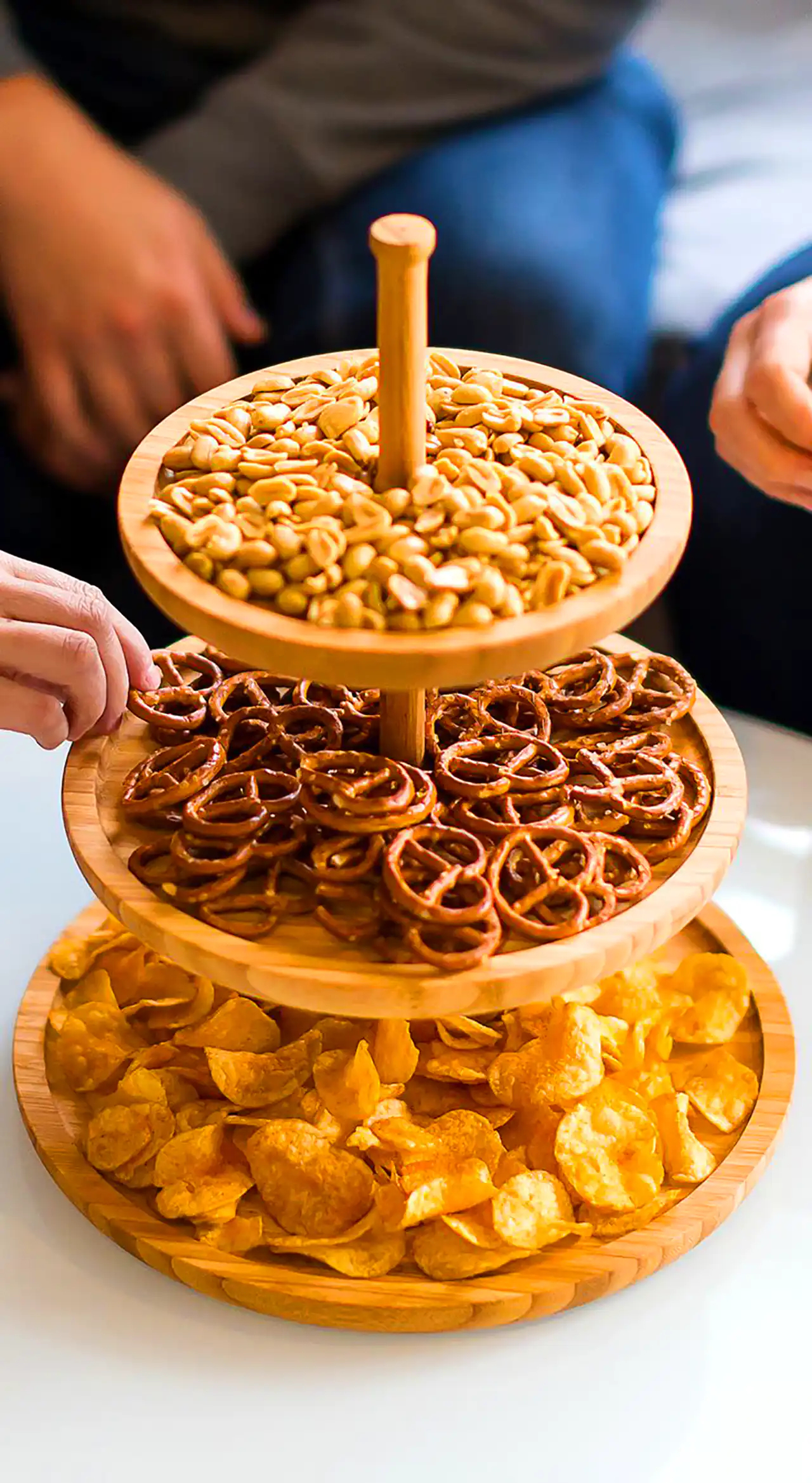 شیرینی خوری طبقاتی چوبی