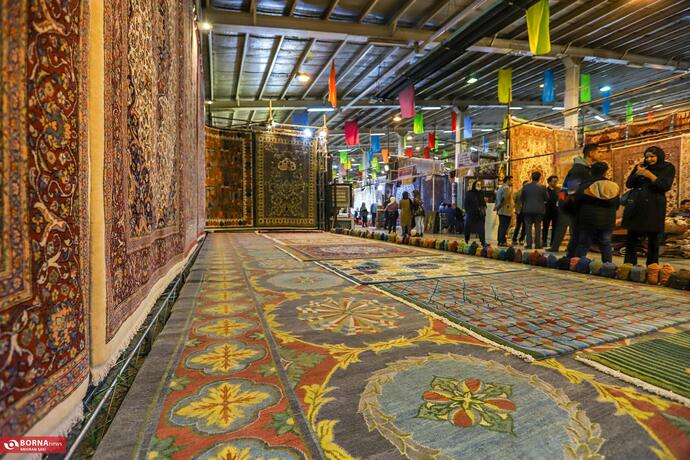 عکس نمایشگاه فرش دستباف و تابلو فرش ایران