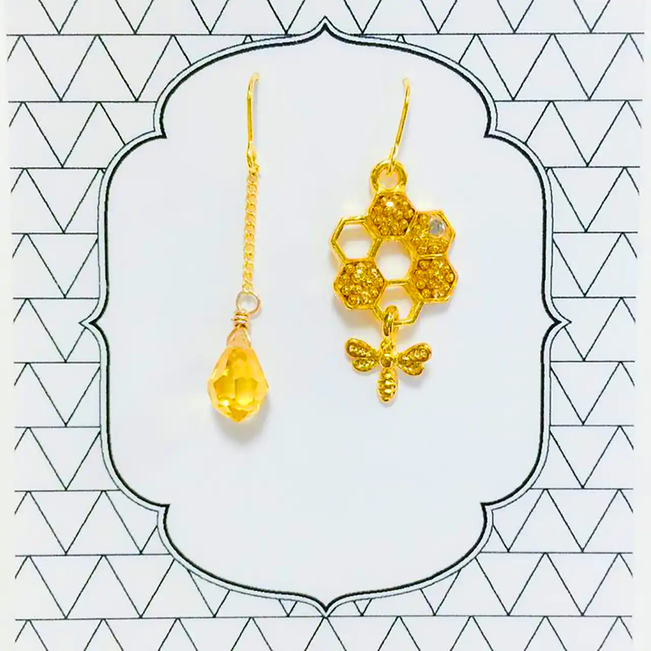 زیورآلات فانتزی طرح زنبوری 