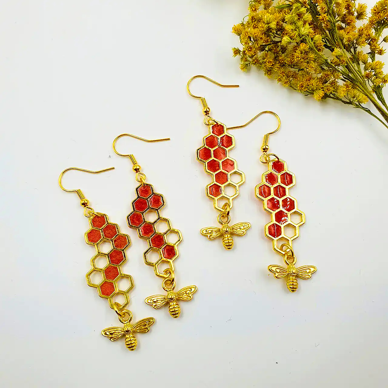 زیورآلات فانتزی طرح زنبوری 