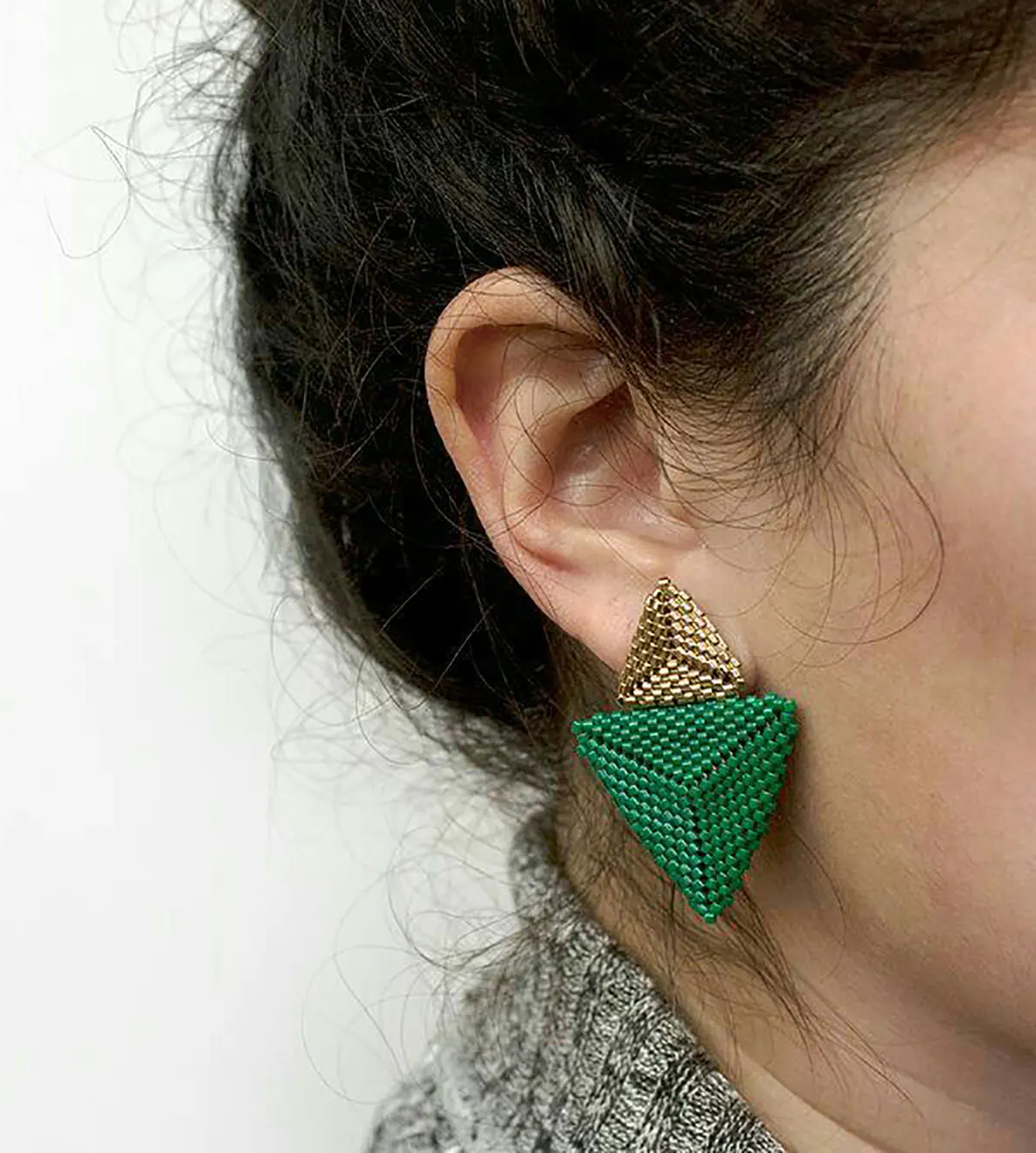 گوشواره آویز طلا دخترانه