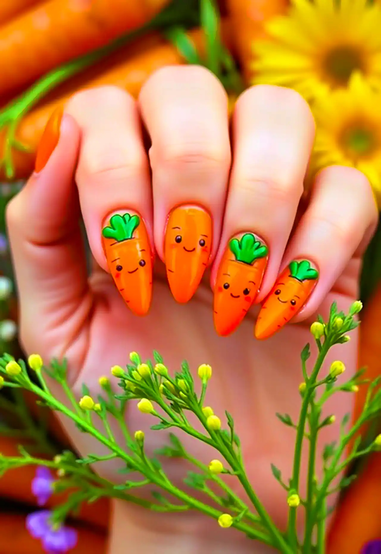 دیزاین ناخن خرگوشی بانمک