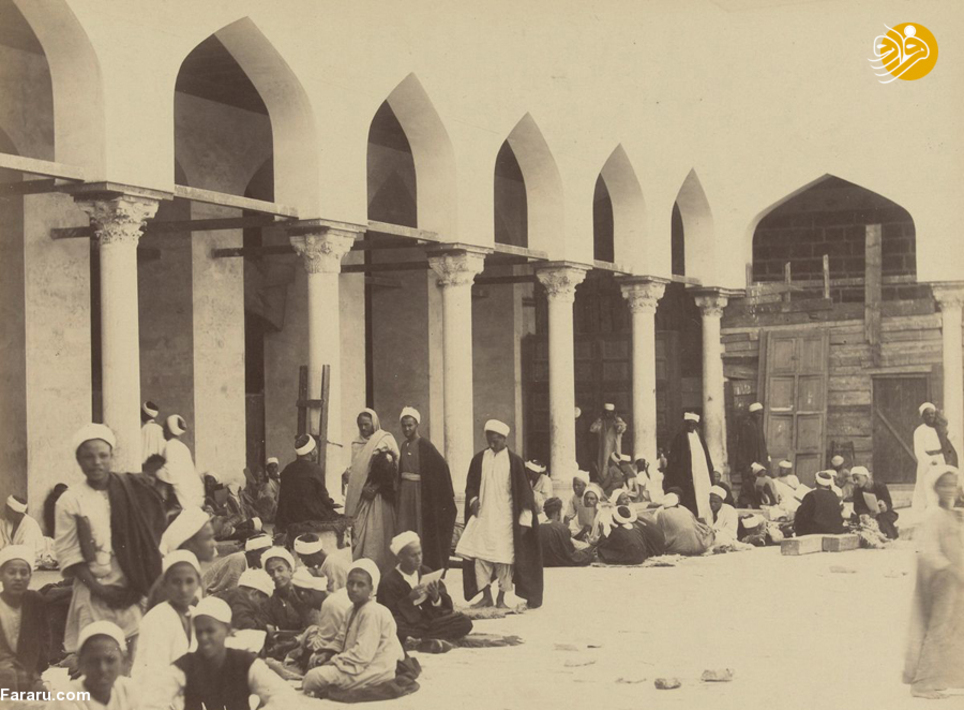 دانشجویان در مسجد الازهر قاهره