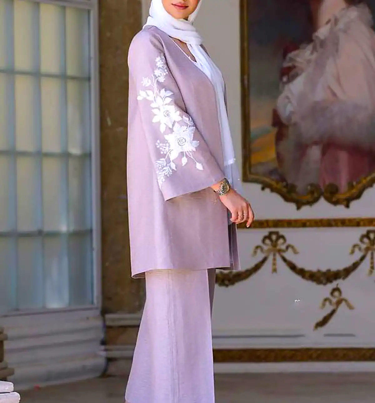 مانتو نخی سبک و زیبا