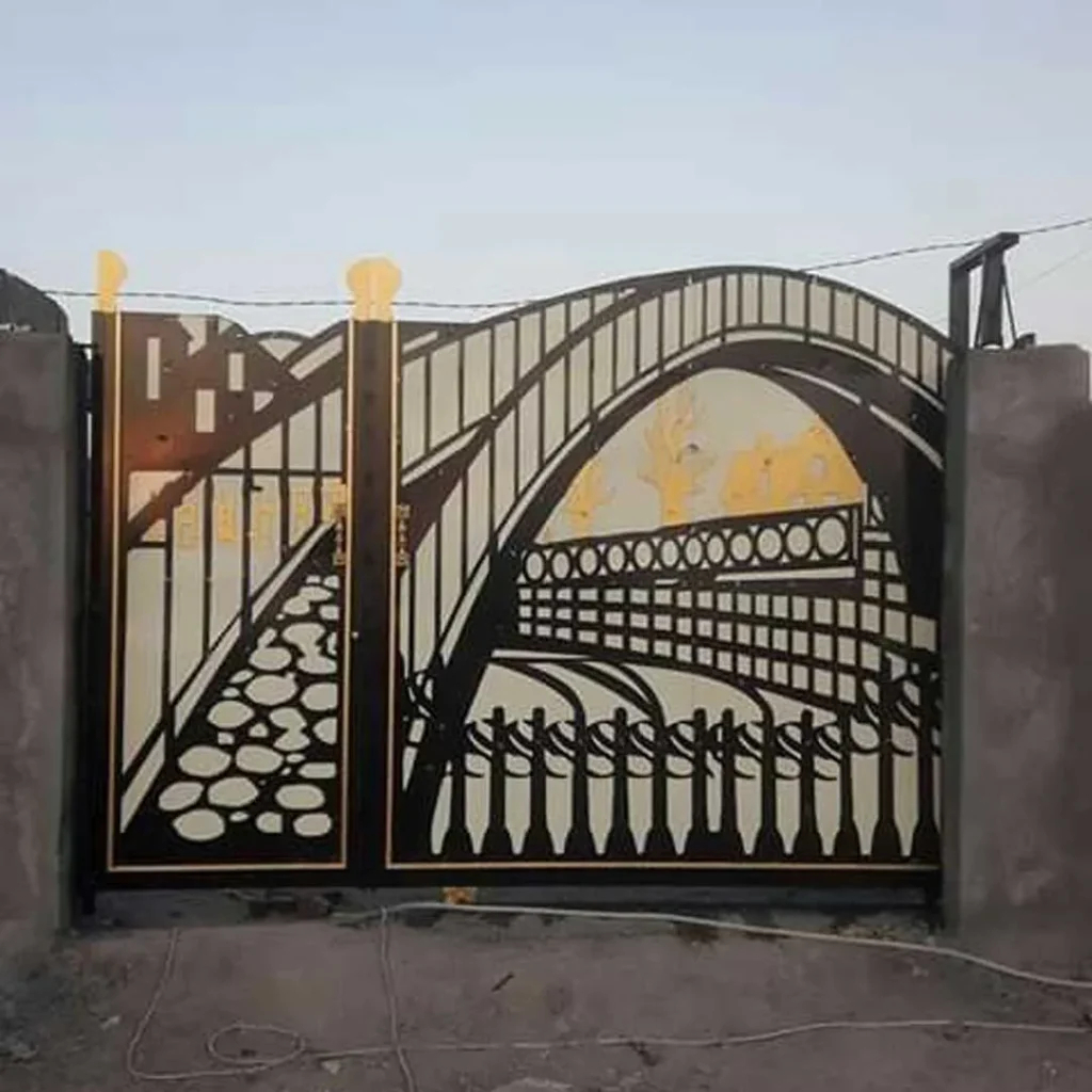 درب ورودی باغ فانتزی سه بعدی
