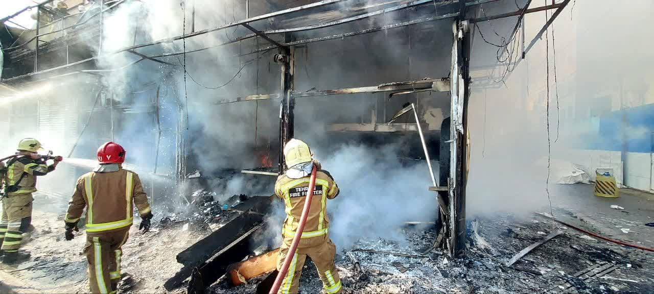 آتش سوزی نظام آباد