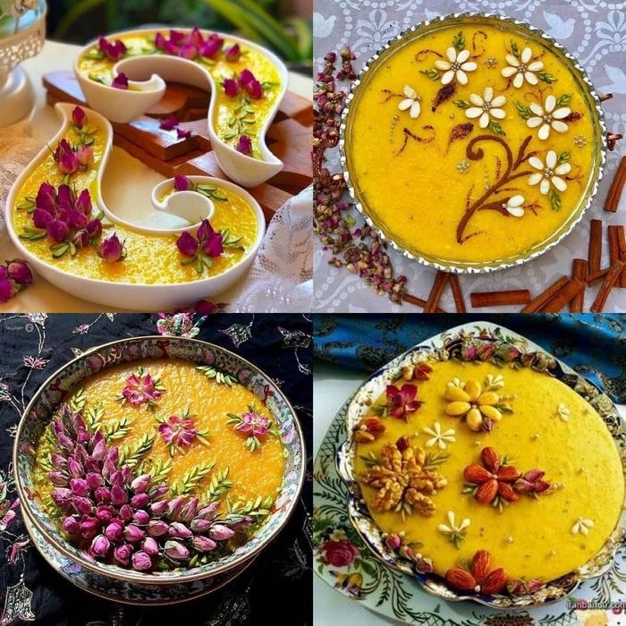 مدل تزیین شله زرد 1401