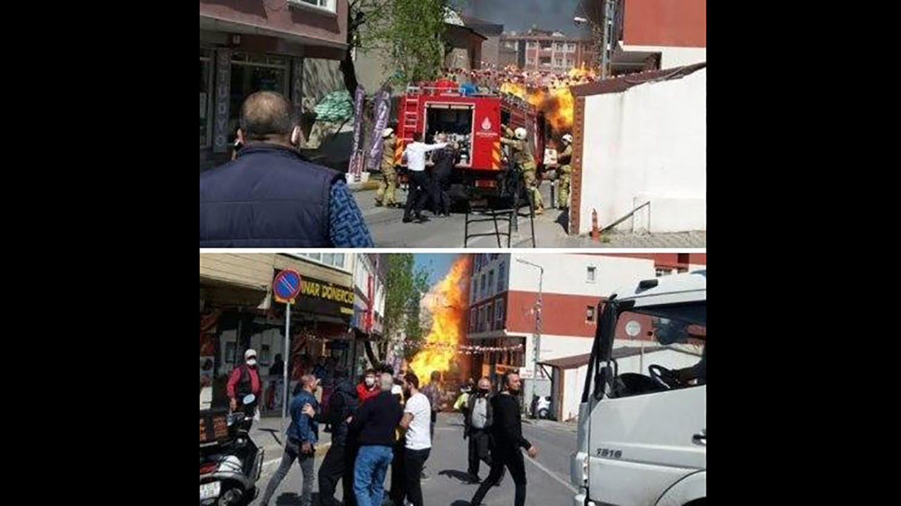 عکس انفجار در استانبول