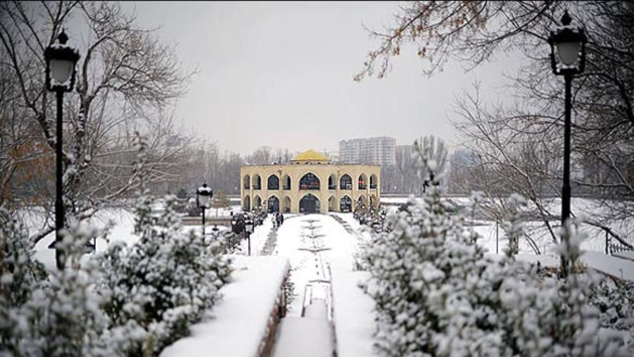  برف زیبا در تبریز