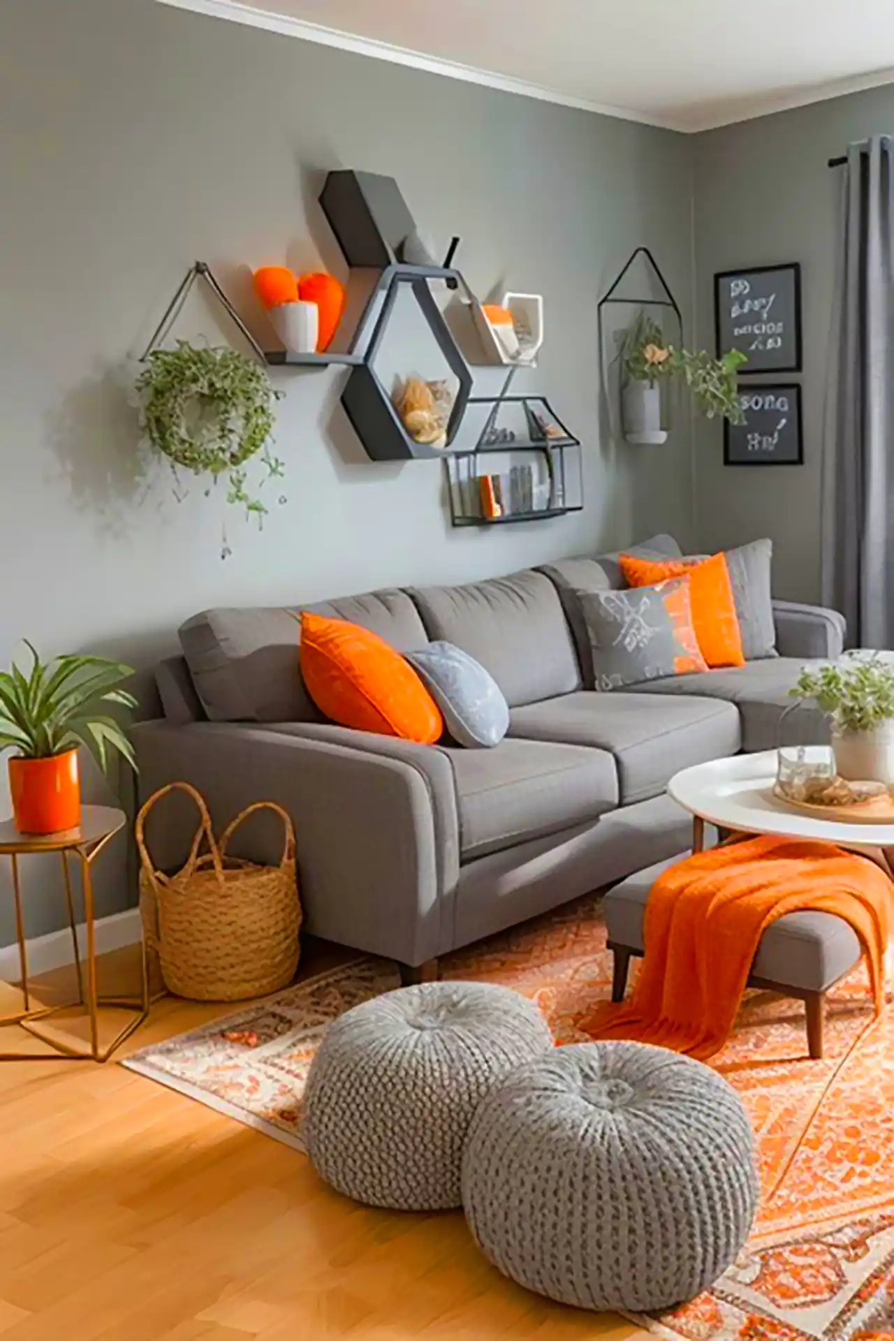 دکور خونه با مبل طوسی