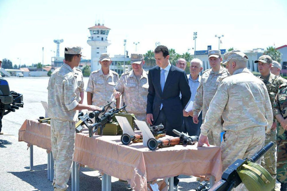 بازدید بشار اسد 2