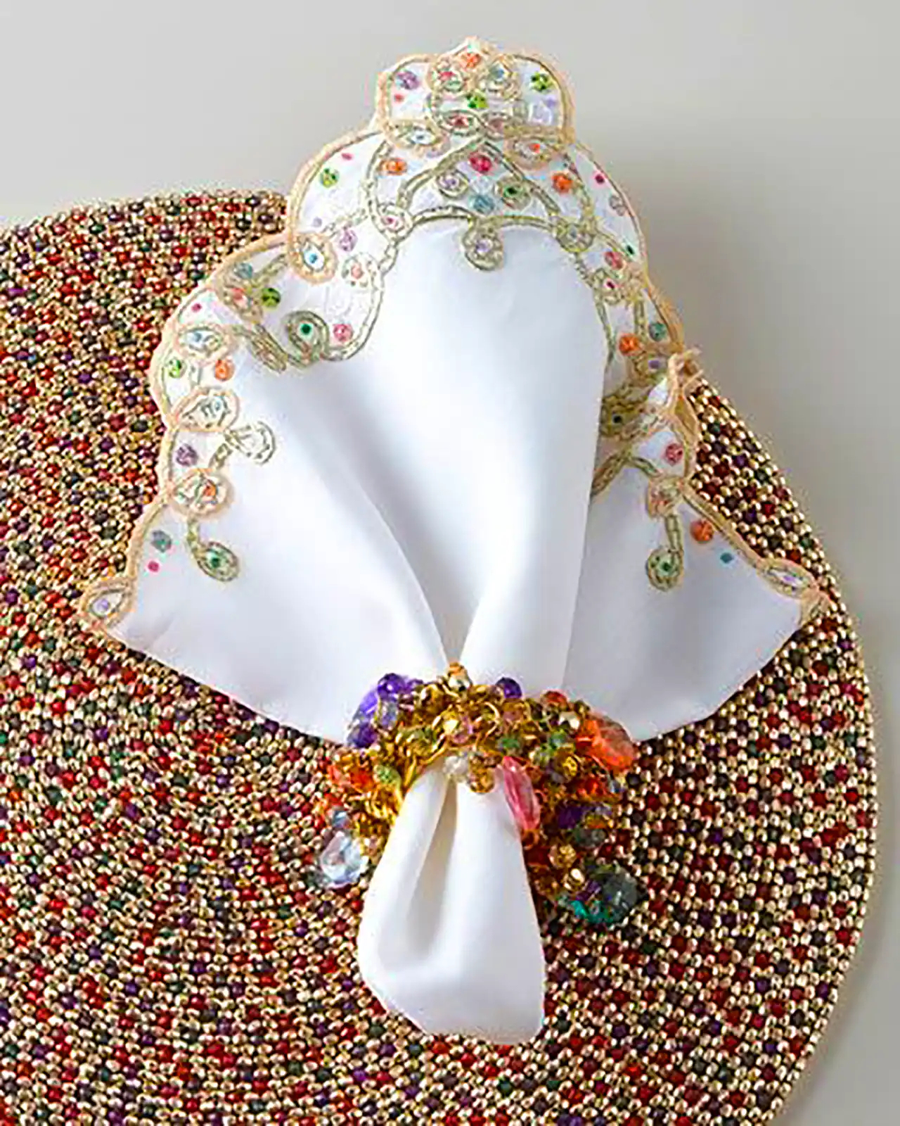 حلقه دستمال رنگی خاص 