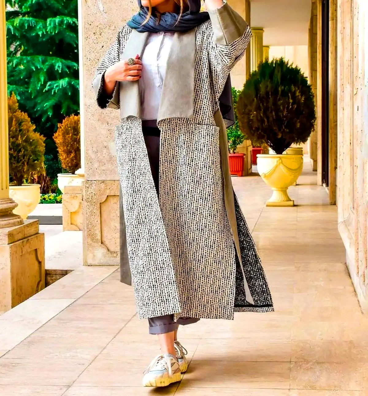 مانتو نخی سبک و زیبا