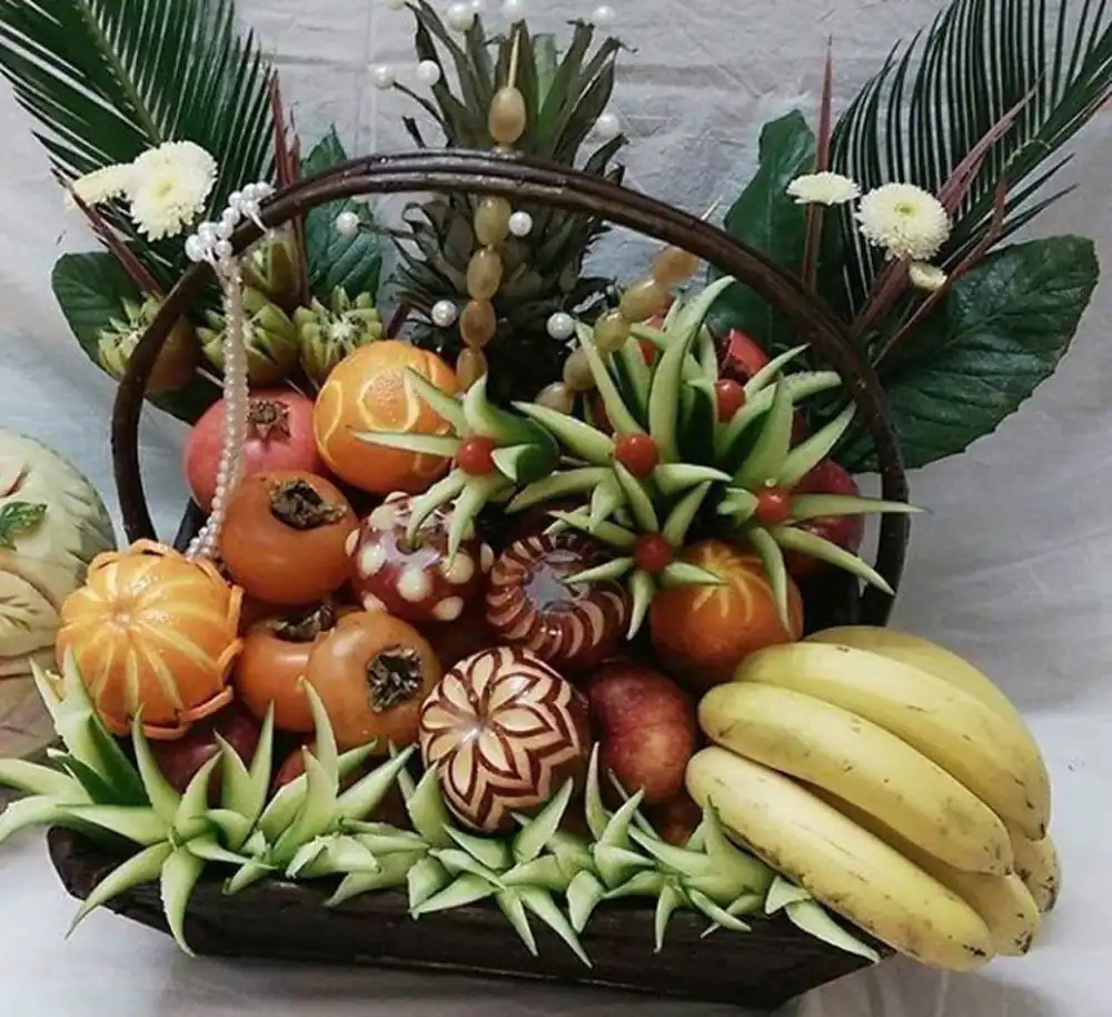 تزیین آجیل و میوه عروس