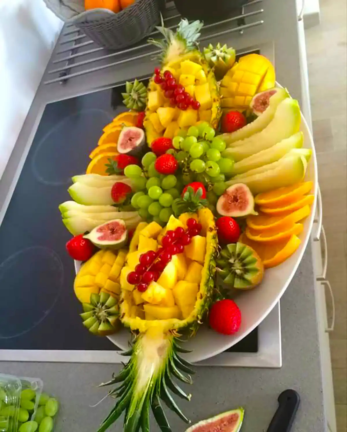 تزیین سینی میوه تابستانه
