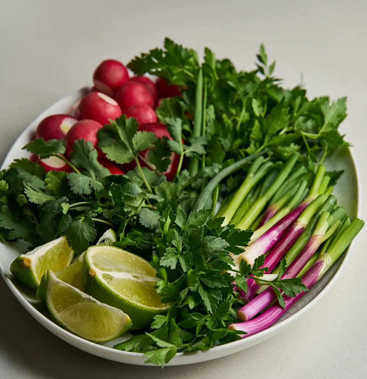 تزیین سبزی مجلسی
