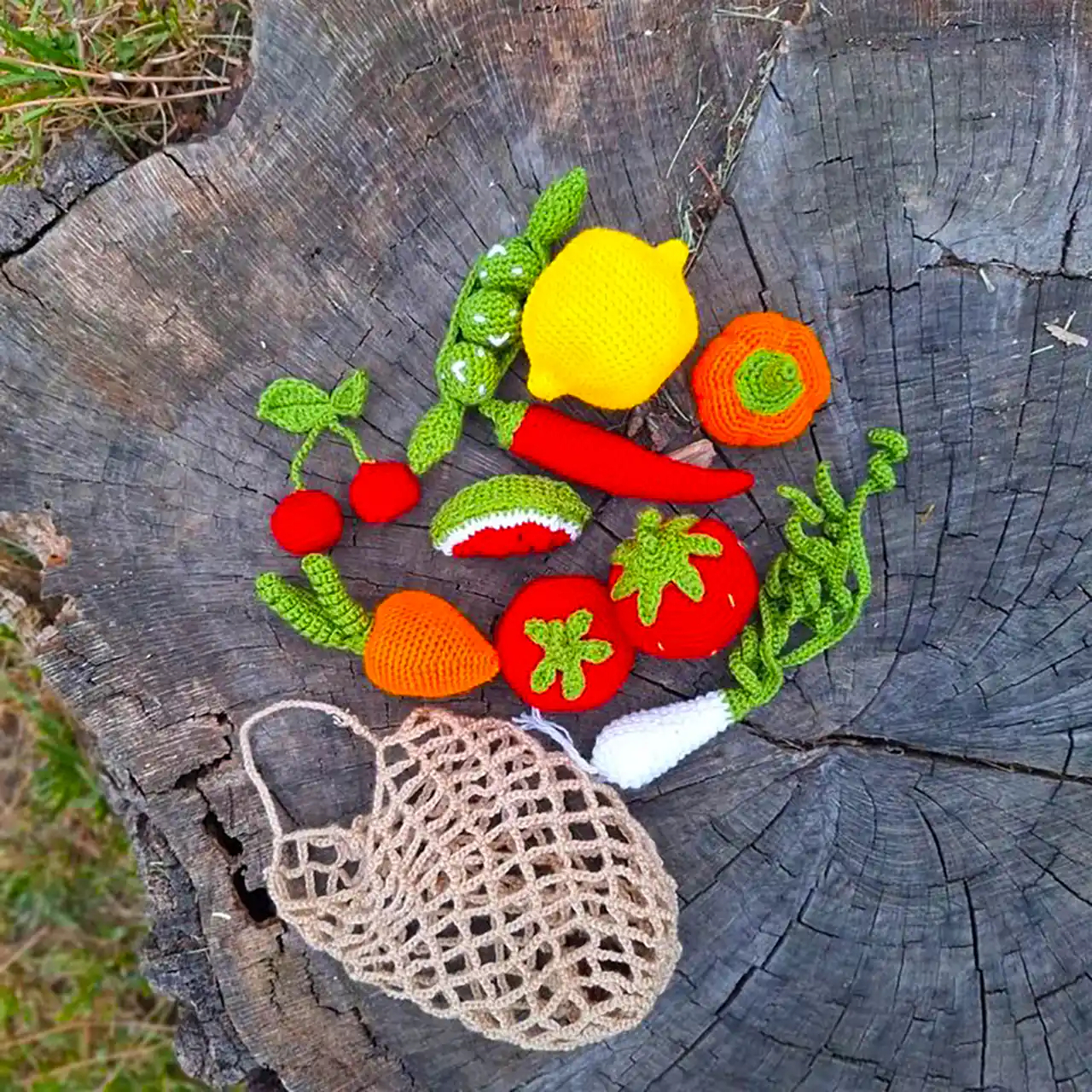 میوه بافتنی اسباب بازی