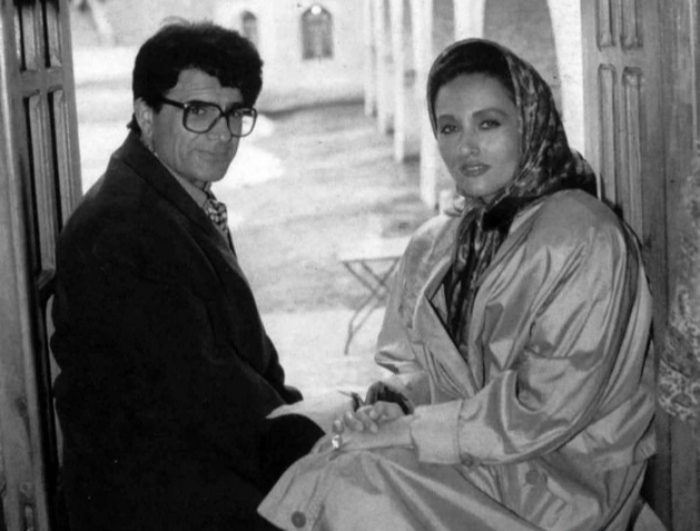 محمدرضا شجریان و همسر اولش فرخنده گل‌افشان در اوایل ازدواج