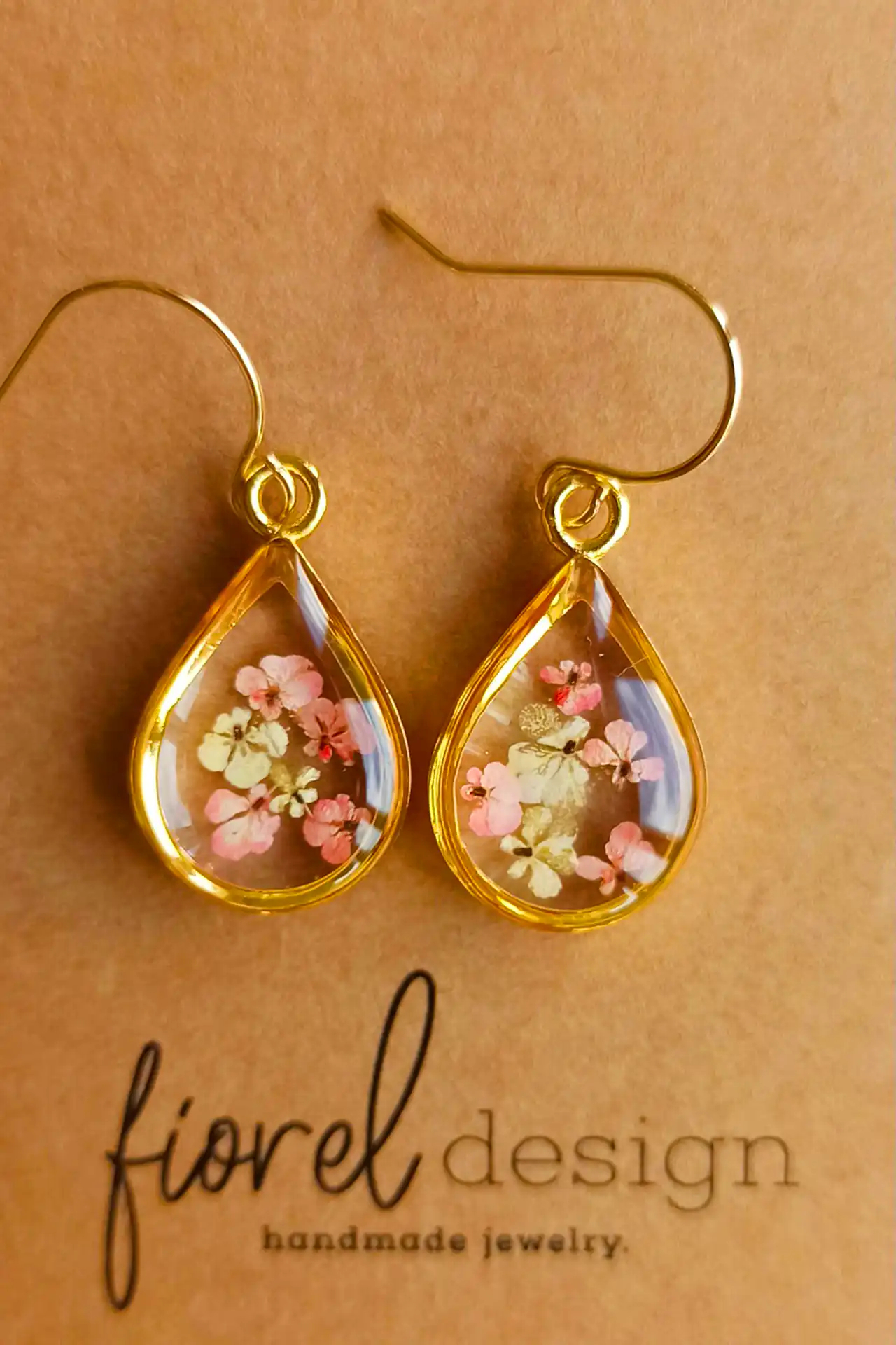 گوشواره رزین دست ساز