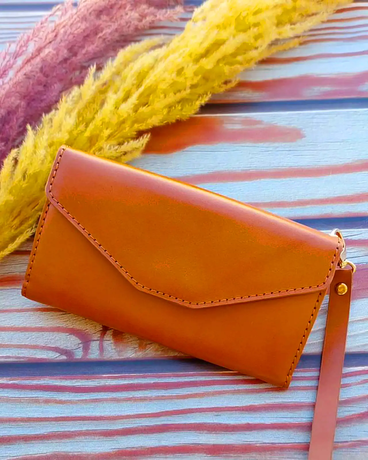 کیف پول چرم دست دوز